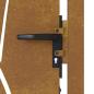 Preview: Gartentor 105x205 cm Cortenstahl Gras-Design
