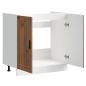 Preview: Spülenunterschrank Porto Altholz-Optik 80x46x81,5 cm