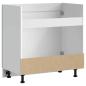 Preview: Spülenunterschrank Porto Altholz-Optik 80x46x81,5 cm