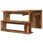 Preview: Eckschreibtisch Altholz-Optik 200,5x50x76 cm Holzwerkstoff