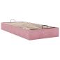 Preview: Ottoman-Bett ohne Matratze Rosa 80x200 cm Samt