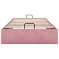 Preview: Ottoman-Bett ohne Matratze Rosa 80x200 cm Samt