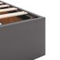 Preview: Ottoman-Bett mit Matratze Grau 90x200 cm Kunstleder