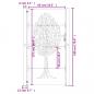 Preview: Gartentor 105x180 cm Cortenstahl Baum-Design