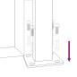 Preview: Gartentor 105x180 cm Cortenstahl Baum-Design