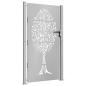 Preview: Gartentor 105x180 cm Cortenstahl Baum-Design