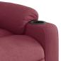 Preview: Relaxsessel mit Aufstehhilfe Elektrisch Weinrot Stoff