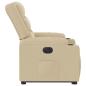 Preview: Relaxsessel mit Aufstehhilfe Elektrisch Creme Stoff