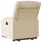 Preview: Relaxsessel mit Aufstehhilfe Elektrisch Creme Stoff