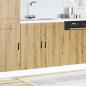 Preview: Spülenunterschrank Porto Artisan-Eiche 80x46x81,5 cm