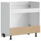 Preview: Spülenunterschrank Porto Artisan-Eiche 80x46x81,5 cm