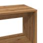 Preview: Eckschreibtisch Artisan-Eiche 200,5x50x76 cm Holzwerkstoff
