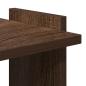 Preview: Bücherregal 3 Böden Braun Eiche-Optik 60x30x120cm Holzwerkstoff