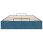 Preview: Ottoman-Bett ohne Matratze Dunkelblau 120x200 cm Samt