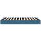 Preview: Ottoman-Bett ohne Matratze Dunkelblau 120x200 cm Samt