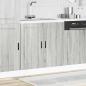 Preview: Spülenunterschrank Porto Grau Sonoma 80x46x81,5cm Holzwerkstoff