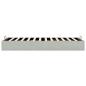 Preview: Ottoman-Bett ohne Matratze Hellgrau 100x200 cm Samt