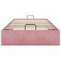 Preview: Ottoman-Bett ohne Matratze Rosa 100x200 cm Samt