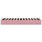 Preview: Ottoman-Bett ohne Matratze Rosa 100x200 cm Samt