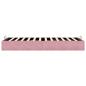 Preview: Ottoman-Bett ohne Matratze Rosa 90x190 cm Samt