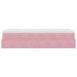 Preview: Ottoman-Bett mit Matratze Rosa 100x200 cm Samt