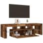 Preview: TV-Schrank mit LED Altholz-Optik 140x36,5x40 cm Holzwerkstoff