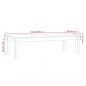 Preview: Couchtisch 110x50x30 cm Massivholz Kiefer