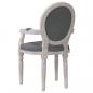 Preview: Esszimmerstuhl Dunkelgrau 54x56x96,5 cm Stoff