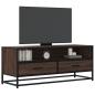 Preview: ARDEBO.de - TV-Schrank Eichen-Optik 100x34,5x40 cm Holzwerkstoff und Metall