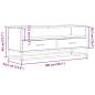 Preview: TV-Schrank Eichen-Optik 100x34,5x40 cm Holzwerkstoff und Metall