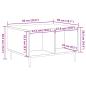 Preview: Couchtisch Artisan-Eiche 60x50x36,5 cm Holzwerkstoff
