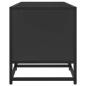 Preview: TV-Schrank Schwarz 120x35x41 cm Holzwerkstoff und Metall