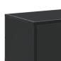 Preview: TV-Schrank Schwarz 120x35x41 cm Holzwerkstoff und Metall