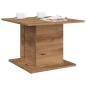 Preview: ARDEBO.de - Couchtisch Artisan-Eiche 55,5x55,5x40 cm Holzwerkstoff