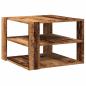 Preview: Couchtisch Altholz-Optik 58x58x40 cm Holzwerkstoff