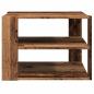 Preview: Couchtisch Altholz-Optik 58x58x40 cm Holzwerkstoff