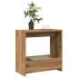 Preview: ARDEBO.de - Beistelltisch Artisan-Eiche 50x26x50 cm Holzwerkstoff