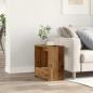 Preview: Beistelltisch Artisan-Eiche 50x26x50 cm Holzwerkstoff