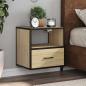 Preview: ARDEBO.de - Wand-Nachttisch Sonoma-Eiche 40x31x39,5 cm