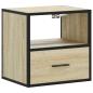 Preview: Wand-Nachttisch Sonoma-Eiche 40x31x39,5 cm