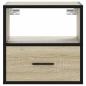 Preview: Wand-Nachttisch Sonoma-Eiche 40x31x39,5 cm