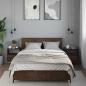 Preview: Wand-Nachttische 2 Stk. Braun Eichen-Optik 40x31x39,5 cm