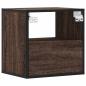 Preview: Wand-Nachttische 2 Stk. Braun Eichen-Optik 40x31x39,5 cm