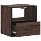 Preview: Wand-Nachttische 2 Stk. Braun Eichen-Optik 40x31x39,5 cm