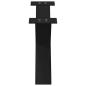 Preview: Couchtischbeine X-Form 2 Stk. Schwarz 70x(30-31) cm Stahl