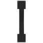 Preview: Couchtischbeine X-Form 2 Stk. Schwarz 70x(30-31) cm Stahl