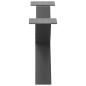 Preview: Couchtischbeine X-Form 2 Stk. Anthrazit 70x(30-31) cm Stahl