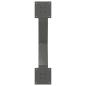 Preview: Couchtischbeine X-Form 2 Stk. Anthrazit 70x(30-31) cm Stahl