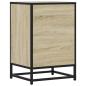 Preview: Nachttisch Sonoma-Eiche 40x34,5x60 cm Holzwerkstoff und Metall