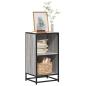 Preview: ARDEBO.de - Bücherregal Grau Sonoma 40x35x76 cm Holzwerkstoff